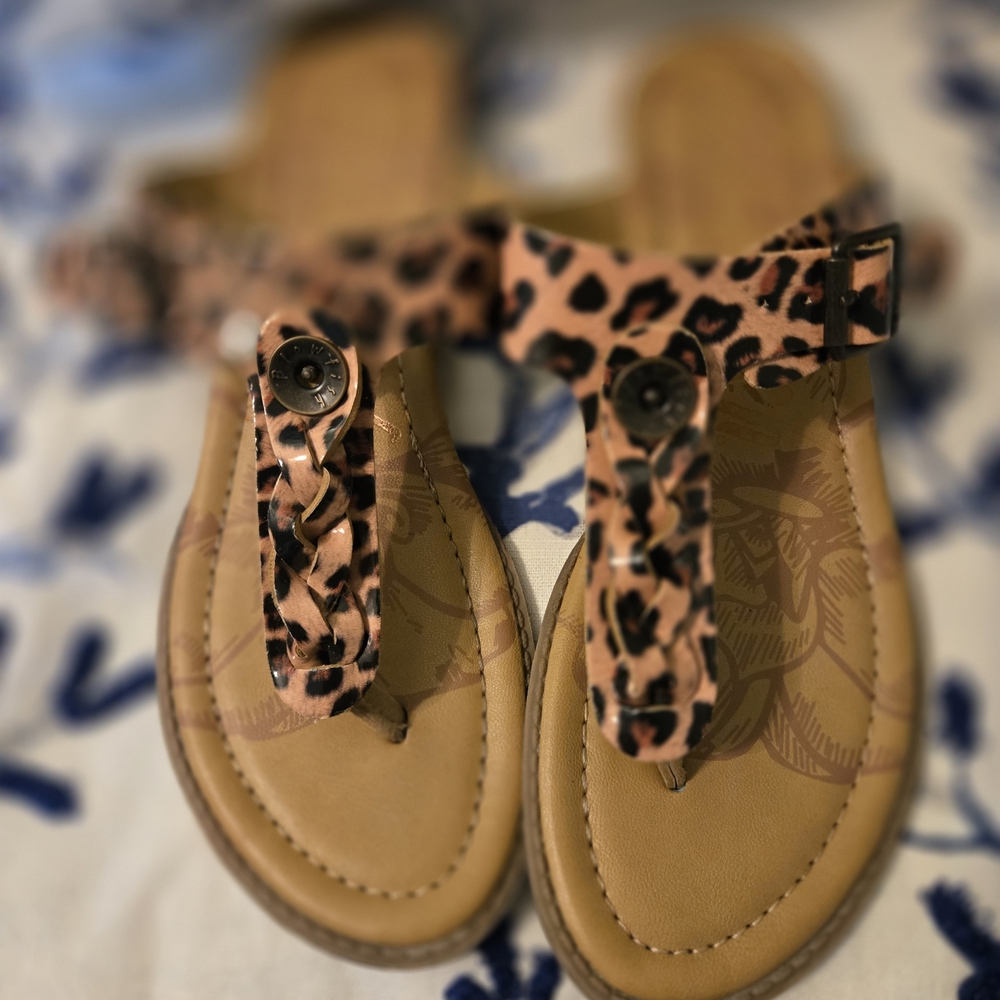 Leopard Print Sandals